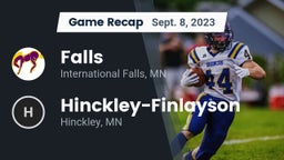 Recap: Falls  vs. Hinckley-Finlayson  2023