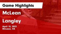 McLean  vs Langley  Game Highlights - April 10, 2023