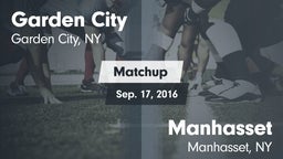 Matchup: Garden City vs. Manhasset  2016