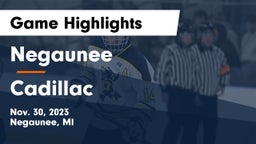 Negaunee  vs Cadillac  Game Highlights - Nov. 30, 2023