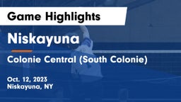 Niskayuna  vs Colonie Central  (South Colonie) Game Highlights - Oct. 12, 2023