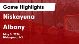 Niskayuna  vs Albany  Game Highlights - May 3, 2024