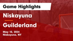 Niskayuna  vs Guilderland  Game Highlights - May 10, 2024