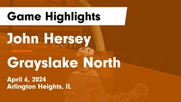 John Hersey  vs Grayslake North  Game Highlights - April 6, 2024