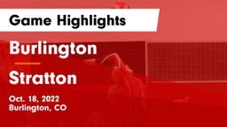 Burlington  vs Stratton  Game Highlights - Oct. 18, 2022