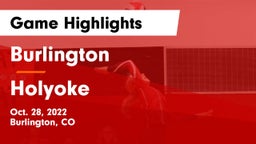 Burlington  vs Holyoke  Game Highlights - Oct. 28, 2022