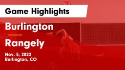 Burlington  vs Rangely  Game Highlights - Nov. 5, 2022