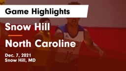 Snow Hill  vs North Caroline  Game Highlights - Dec. 7, 2021