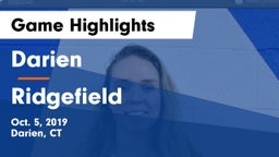 Darien  vs Ridgefield  Game Highlights - Oct. 5, 2019