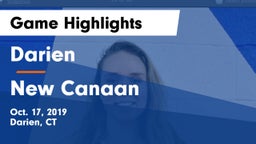 Darien  vs New Canaan  Game Highlights - Oct. 17, 2019