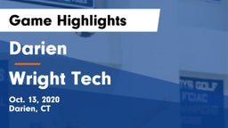 Darien  vs Wright Tech Game Highlights - Oct. 13, 2020