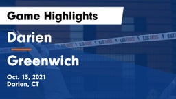 Darien  vs Greenwich  Game Highlights - Oct. 13, 2021