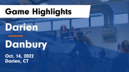 Darien  vs Danbury Game Highlights - Oct. 14, 2022
