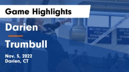 Darien  vs Trumbull  Game Highlights - Nov. 5, 2022