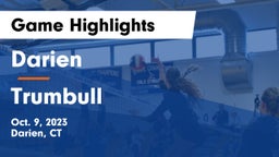 Darien  vs Trumbull  Game Highlights - Oct. 9, 2023