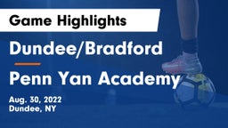 Dundee/Bradford vs Penn Yan Academy  Game Highlights - Aug. 30, 2022