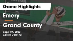 Emery  vs Grand County Game Highlights - Sept. 27, 2022