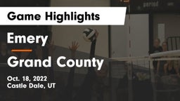 Emery  vs Grand County Game Highlights - Oct. 18, 2022