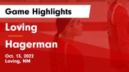 Loving  vs Hagerman  Game Highlights - Oct. 13, 2022