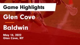 Glen Cove  vs Baldwin  Game Highlights - May 14, 2022