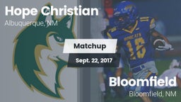 Matchup: Hope Christian vs. Bloomfield  2017