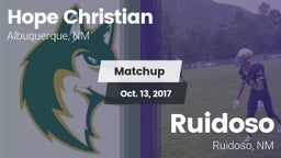 Matchup: Hope Christian vs. Ruidoso  2017