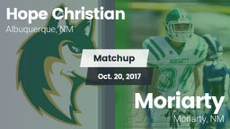 Matchup: Hope Christian vs. Moriarty  2017