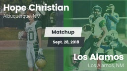 Matchup: Hope Christian vs. Los Alamos  2018