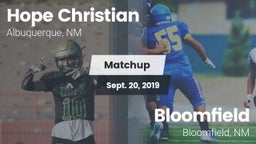 Matchup: Hope Christian vs. Bloomfield  2019