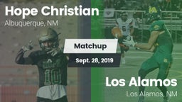 Matchup: Hope Christian vs. Los Alamos  2019