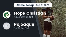 Recap: Hope Christian  vs. Pojoaque  2021