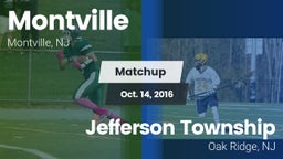 Matchup: Montville High vs. Jefferson Township  2016