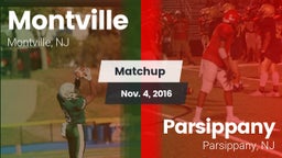 Matchup: Montville High vs. Parsippany  2016