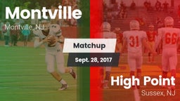Matchup: Montville High vs. High Point  2017