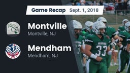 Recap: Montville  vs. Mendham  2018