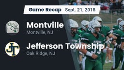 Recap: Montville  vs. Jefferson Township  2018