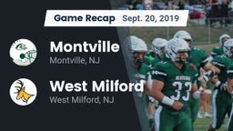 Recap: Montville  vs. West Milford  2019