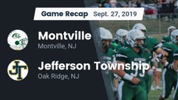 Recap: Montville  vs. Jefferson Township  2019