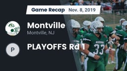 Recap: Montville  vs. PLAYOFFS Rd 1 2019