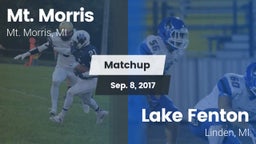 Matchup: Mt. Morris vs. Lake Fenton  2017