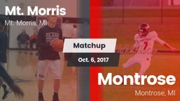 Matchup: Mt. Morris vs. Montrose  2017