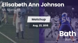 Matchup: Mt. Morris vs. Bath  2018