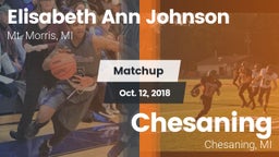 Matchup: Mt. Morris vs. Chesaning  2018