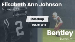 Matchup: Mt. Morris vs. Bentley  2018