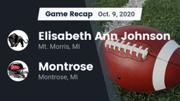 Recap: Elisabeth Ann Johnson  vs. Montrose  2020