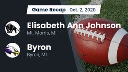 Recap: Elisabeth Ann Johnson  vs. Byron  2020