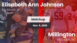 Matchup: Mt. Morris vs. Millington  2020