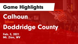 Calhoun  vs Doddridge County  Game Highlights - Feb. 5, 2021