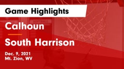 Calhoun  vs South Harrison  Game Highlights - Dec. 9, 2021