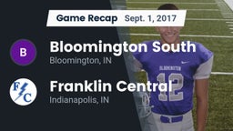 Recap: Bloomington South  vs. Franklin Central  2017